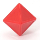 8 Sided Red Indented Dice